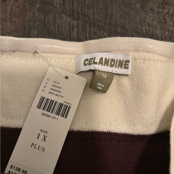 Celandine Anthropologie Strapless Cutout Knit Midi Dress - Picture 6 of 6